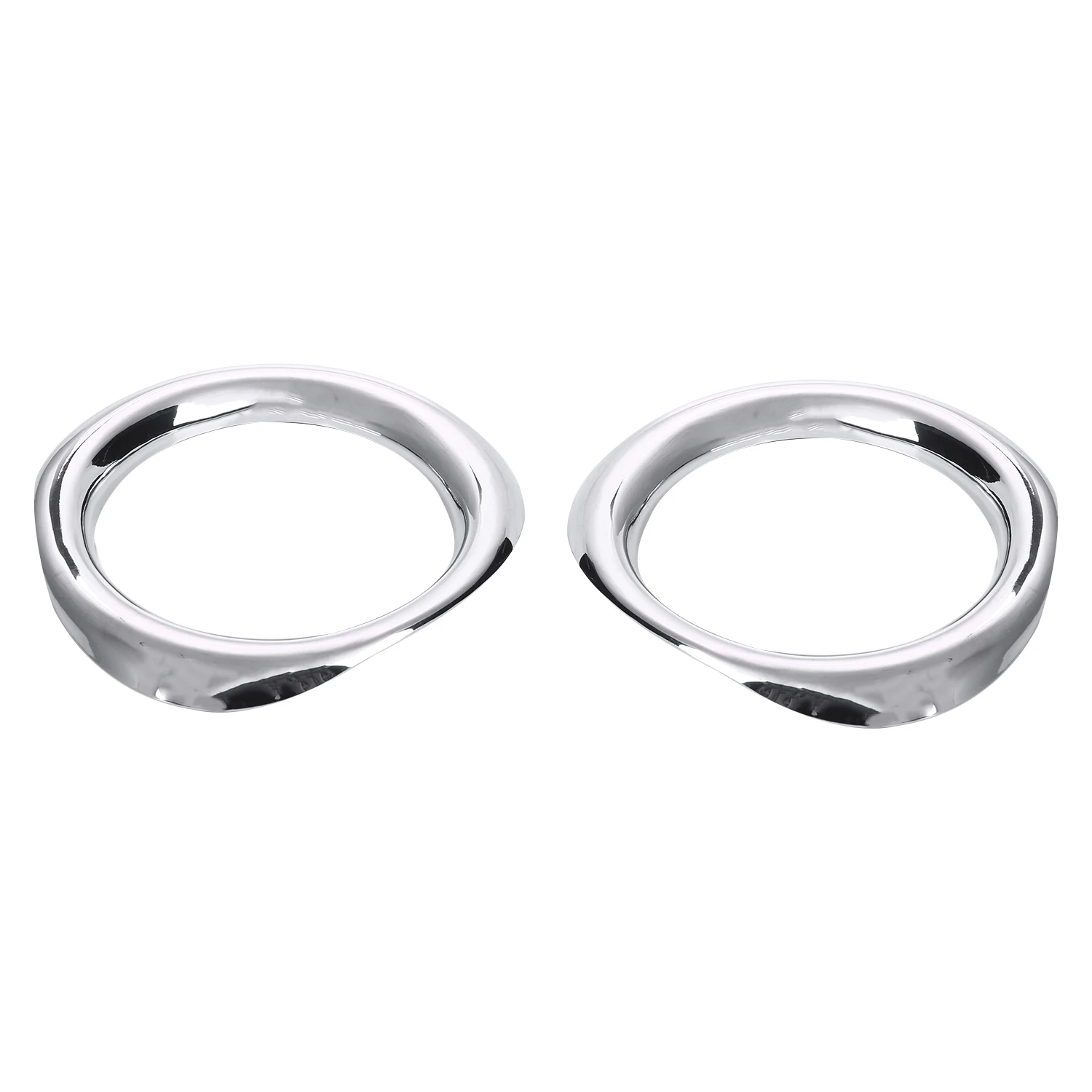 

For C- 17-18 2Pcs Abs Silver Front Fog Light Lamp