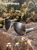 aluminum photochromic sunglasses men polarized day night driving glasses anti glare change color sun glasses gafas de sol hombre