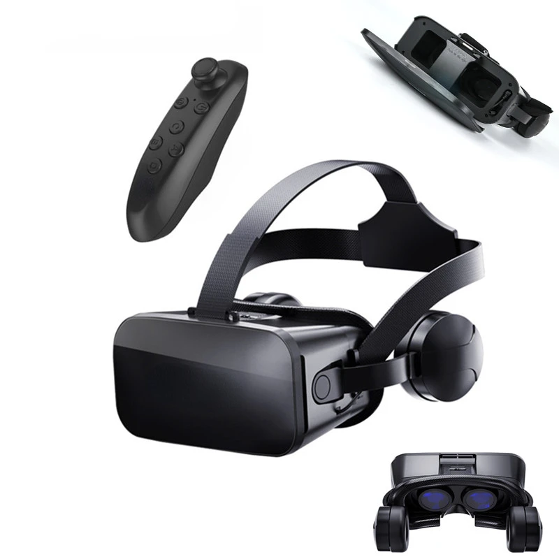

VR-Очки виртуальной реальности 3D, стереогарнитура, шлем для смартфонов IOS, Android, беспроводная гарнитура, бинокль для видеоигр, оригинальный