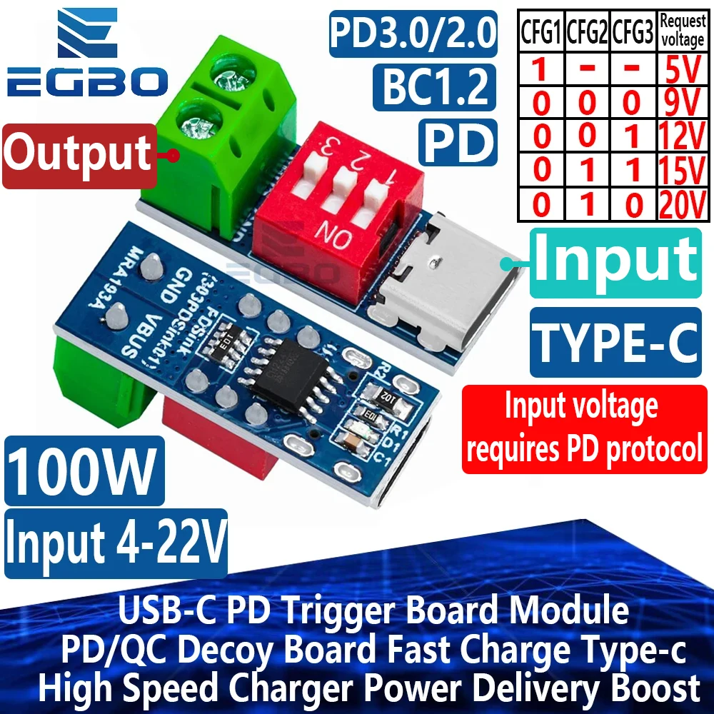 Модуль USB Type-C PD