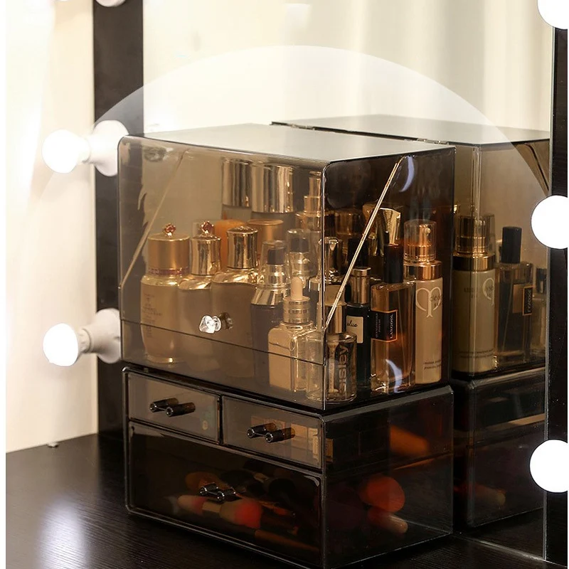 Органайзер для косметики коробка хранения ювелирных изделий органайзер