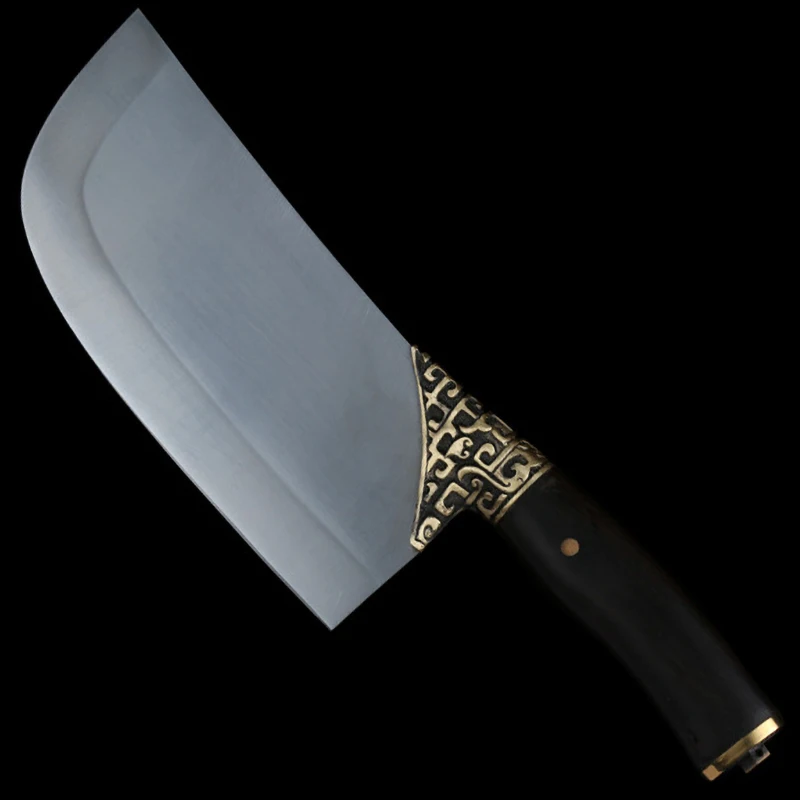 

8.5 Inch Chefs Cleaver Knife Sharp Butcher Slicing Handmade Forged Messer Longquan Kitchen Knives For Cutting Vegetable And Meat