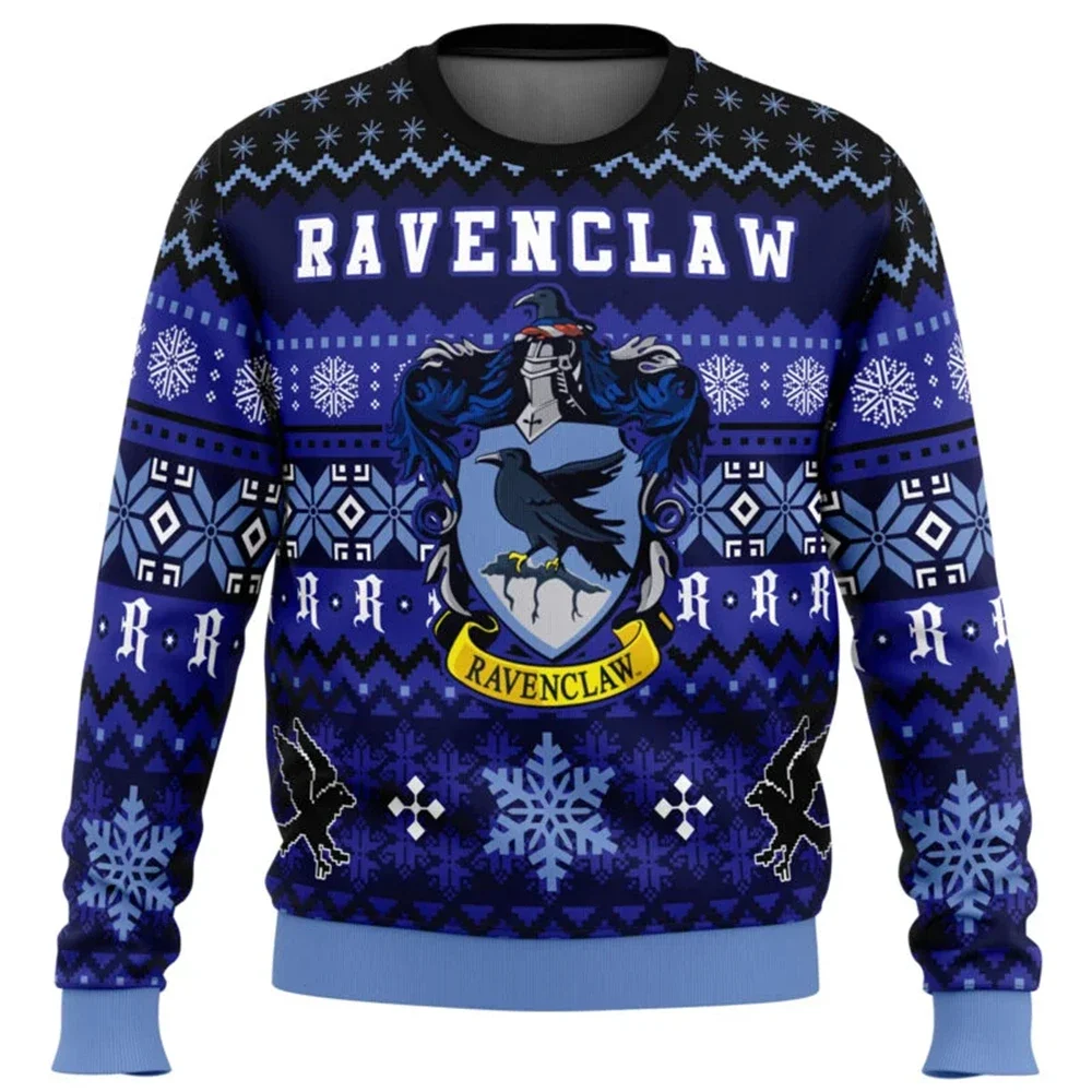 Ravenclaw House уродливый рождественский свитер для мужчин и женщин пуловер Лидер