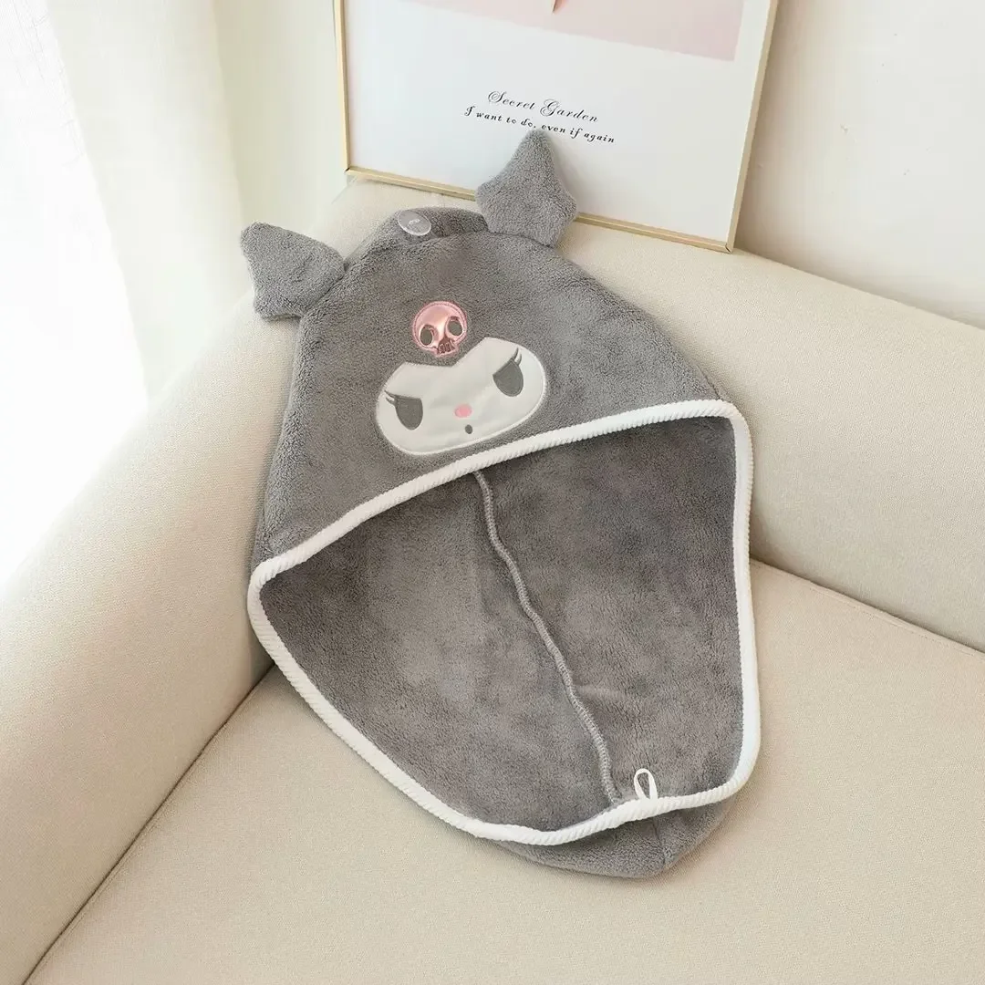 Sanrio hello kitty милая шапочка для фена kuromi женская быстросохнущая душа сумка из