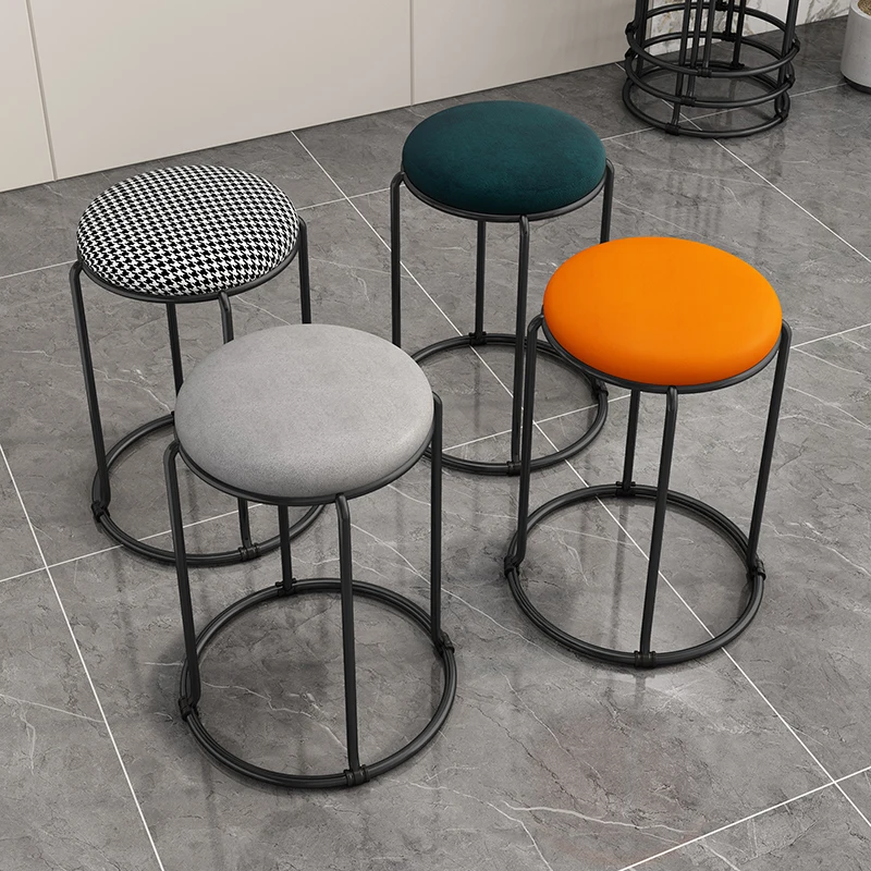 Табурет для отдыха шезлонг металлические стулья скандинавская обеденная