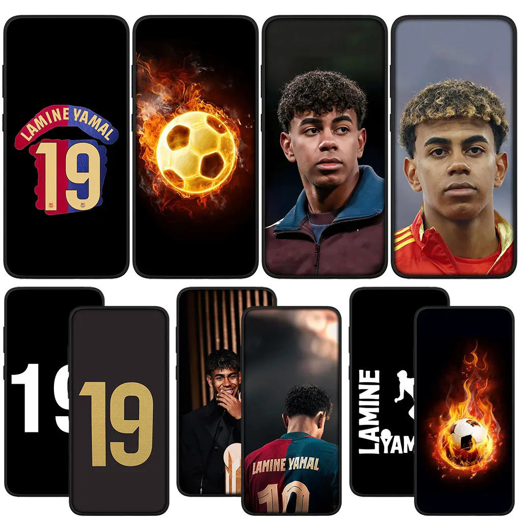 Чехол Football Number No 19 Soccer для OPPO A17 A15 A16 A40 A53 A54 A57 A78 A79 A58 A38 A98 A94 A80 A96 A74 A95 A77 A76 A60