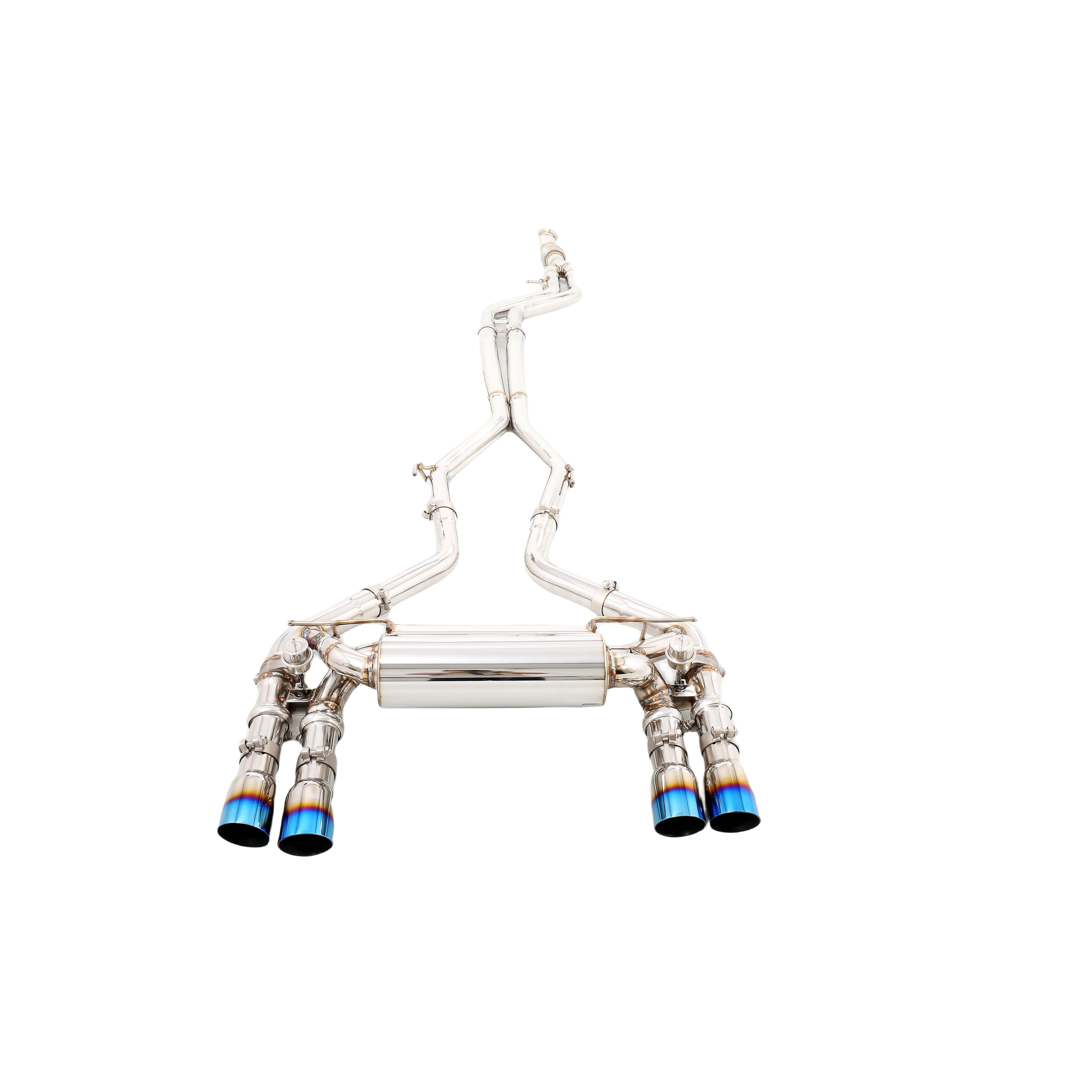 Для BMW M2 F87/M2C F87 3 0 T N55/S55 Titanium / SS304 Valvetronic Catback выхлопная система