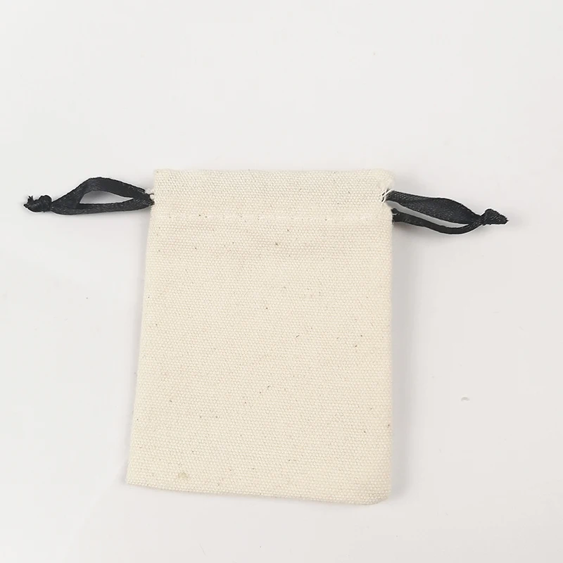 Оптовая продажа маленькие мешочки из чистого хлопка на шнурке браслеты ожерелья