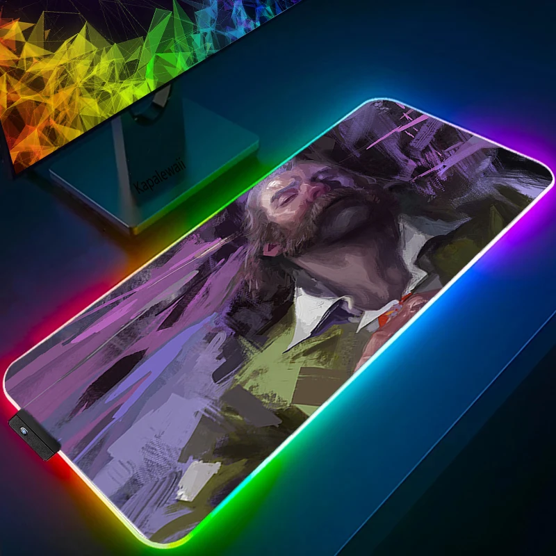

Игровой коврик для мыши с RGB-подсветкой и клавиатурой