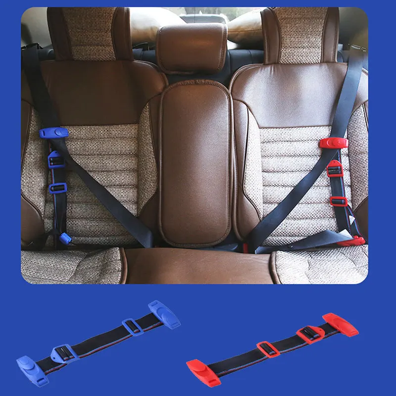 Car Child Seat Belt Adjustment Anti Fastener Neck Seatbelt Locking Shoulder Strap Retainer for Baby Kids Help Travel Protection