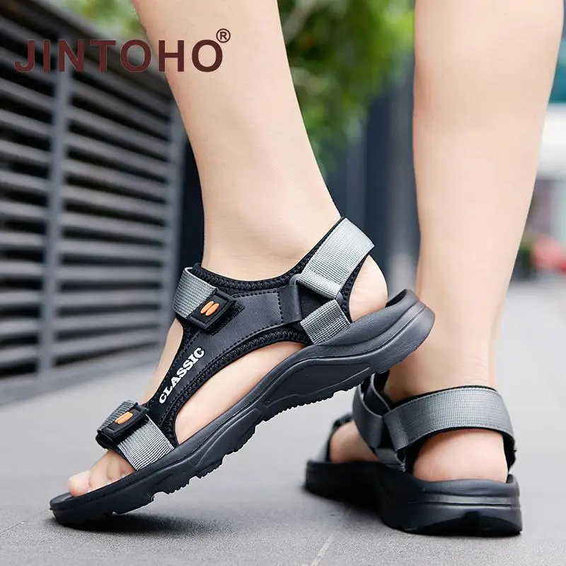 2022 дешевые мужские уличные сандалии летние дышащие пляжные обувь для мужчин |