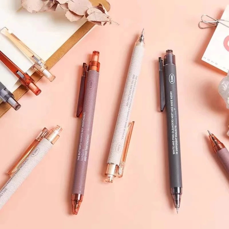 

0,5 мм черные чернила твердого цвета гелевые ручки Kawaii Простота Точка Гель Чернила Ручка Школа Scrapbook Симпатичные канцелярские принадлежности