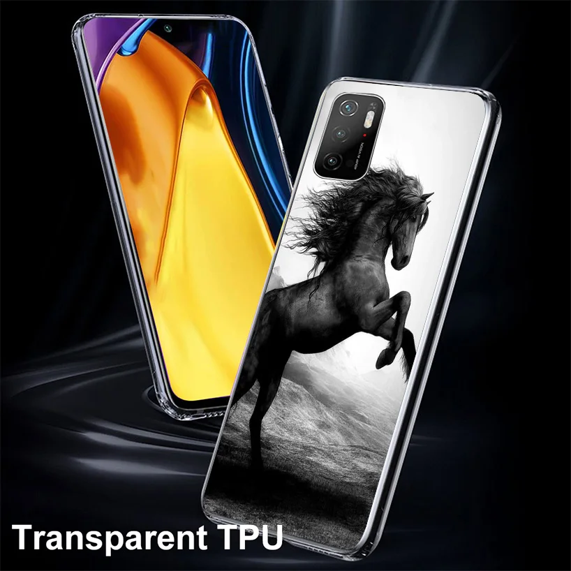 Фото Чехол для телефона Horse Great Beauty Galloping для Xiaomi Poco X6 X5 X4 X3 Nfc F6 F5 Pro F4 Gt F3 F2 F1 M5S M4 M3 с персонализированным принтом Co №2