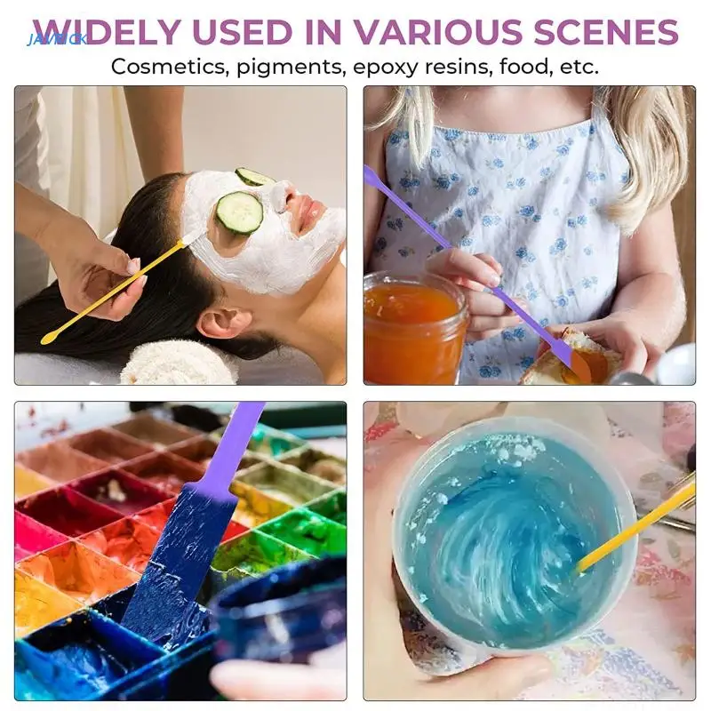 

Mini Spatula Silicone,Jar Spatula Last Drop Spatula Two-sides Silicone Spatula