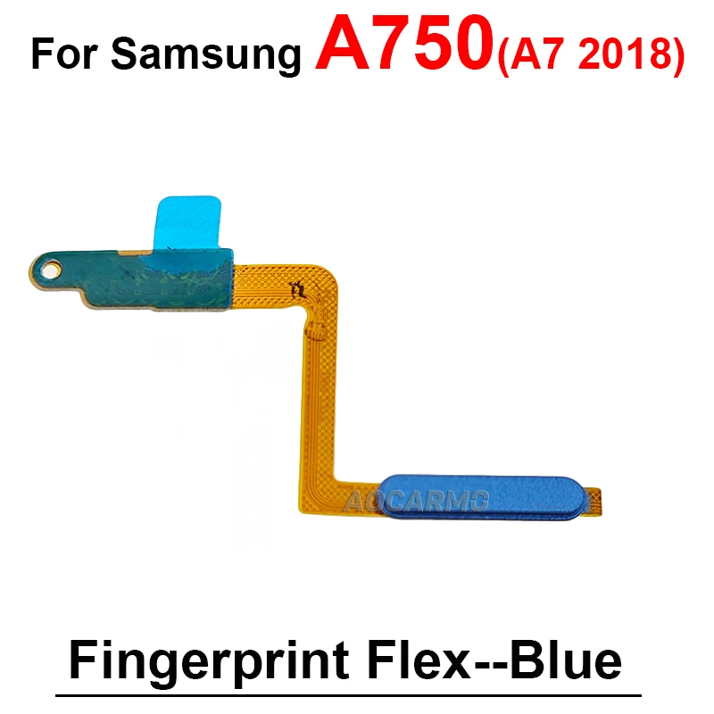 Для Samsung Galaxy A7 2018 A750 отпечаток пальца гибкий кабель Ремонт Запасные части