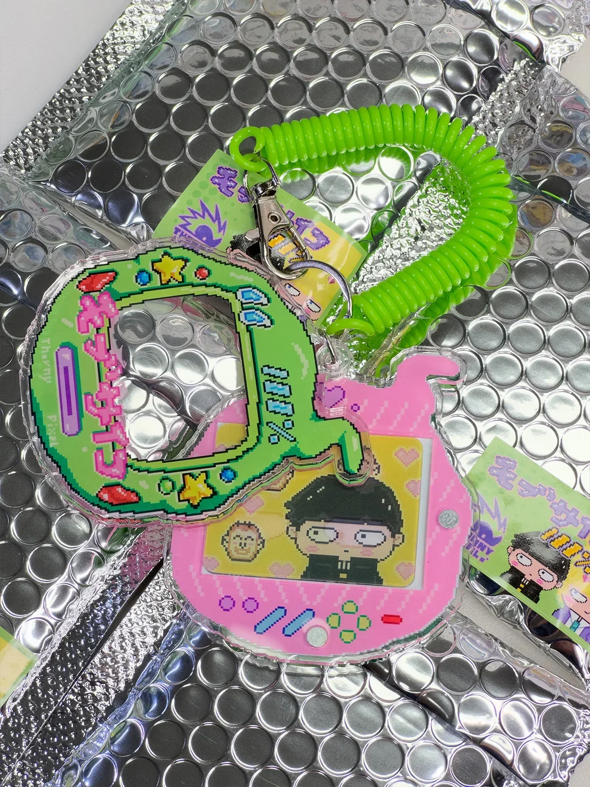 Аниме Mob Psycho 100 Mobu Saiko Hyaku Kageyama Shigeo Ritsu Косплей Raster Card Charm Мультфильм Grating Fiche