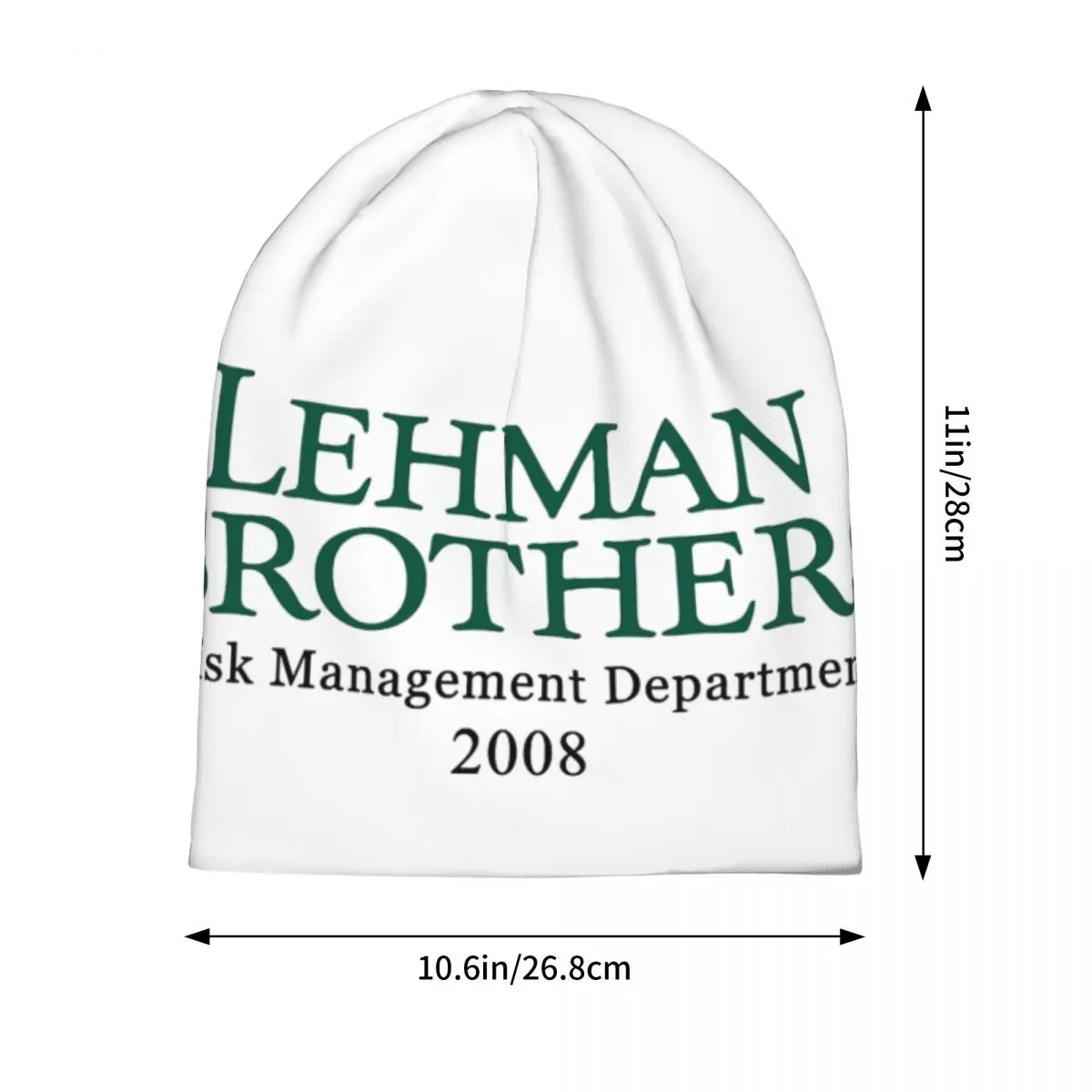 Lehman Brothers Отдел управления рисками 2008 облегающая шапка унисекс зимний головной