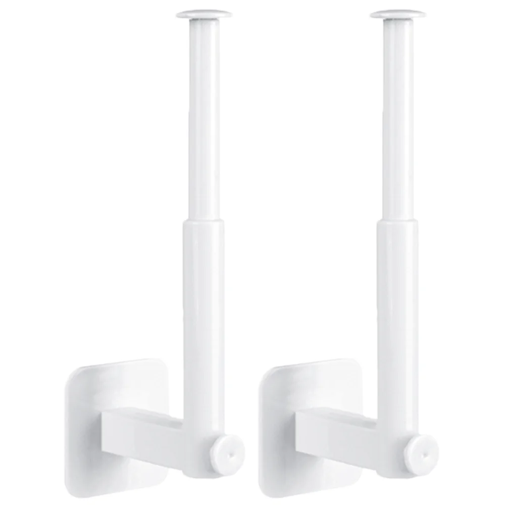 

2 Pcs Wall Hanging Decoration Hair Ring Rack Bracket Storage Holder Abs Decorative Headdress Organizer