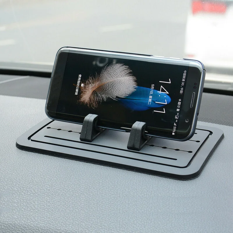 

High Quality Car Phone Holder Silicone Pad Dash Mat Cell Phone Auto Mount GPS Holder Cradle Dock for Phone Anti-slip Desk Stand