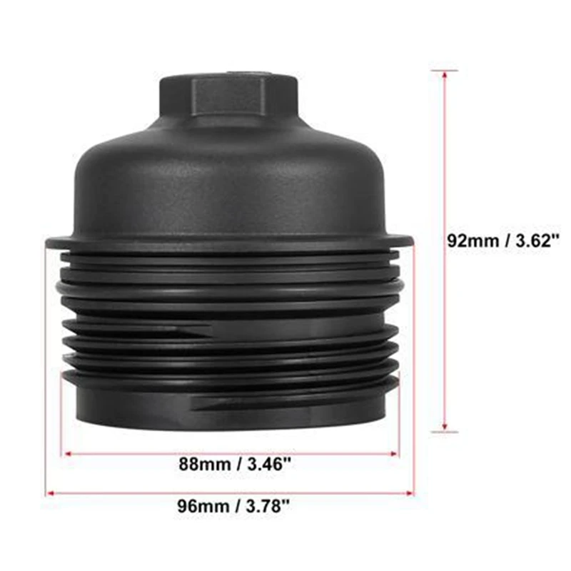 Крышка корпуса масляного фильтра 057115433A крышка для-Touareg 3 0 TDI 2007-2018 For- A4 A5 A6 2.7TDI 3.0TDI