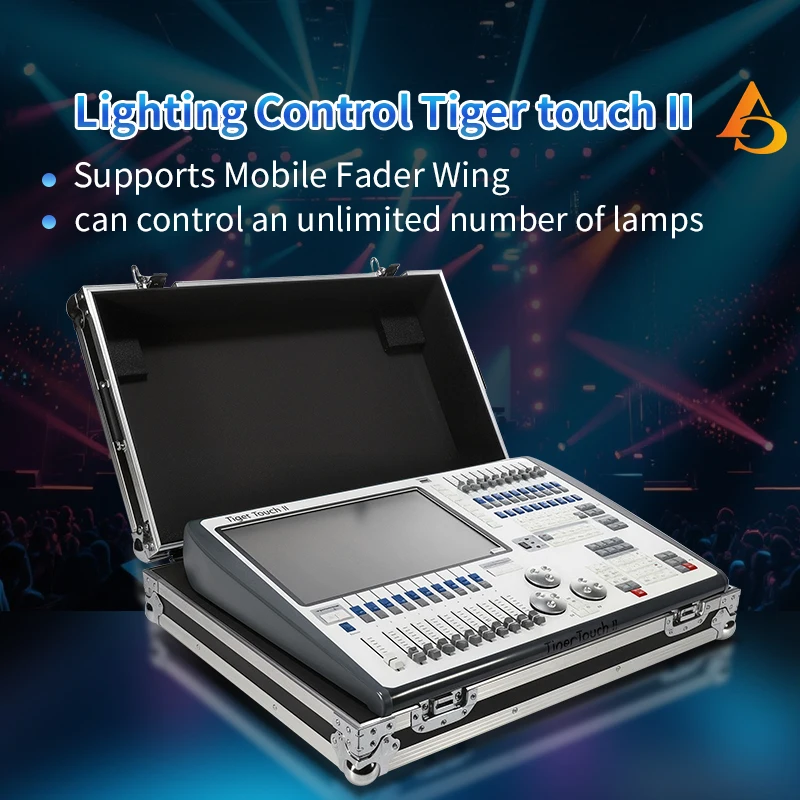 Фото Профессиональная мобильная консоль Titan Mobile Tiger Touch Wing Control для управления сценическим освещением DMX 512 Tiger Touch №3