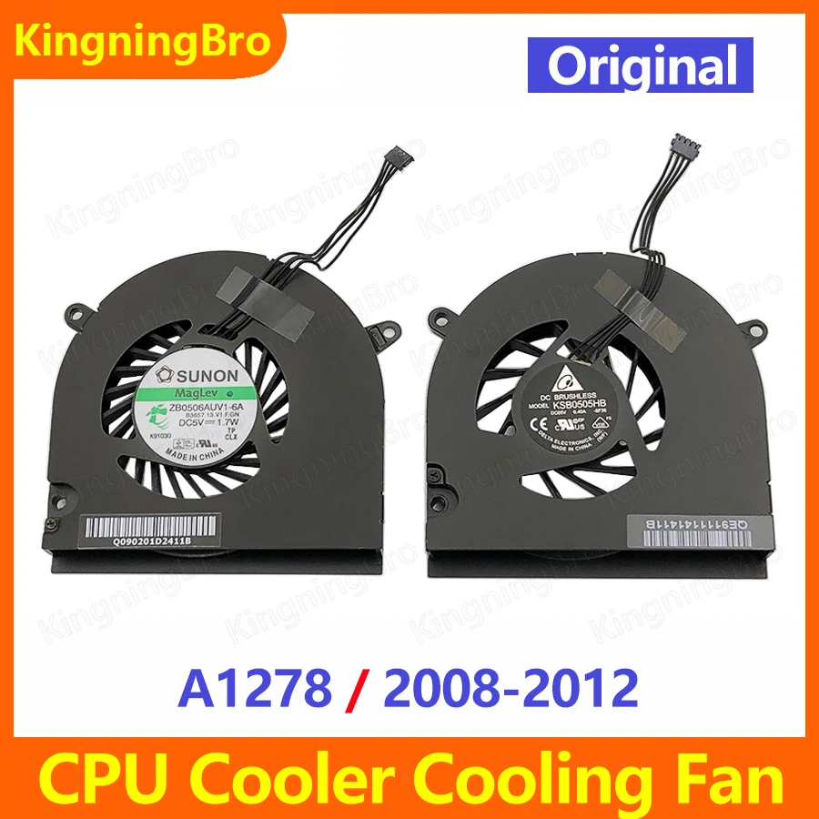 

Original Laptop Cooler CPU Cooling Fan For Macbook Pro 13" A1278 Fan 2008 2009 2010 2011 2012 Years