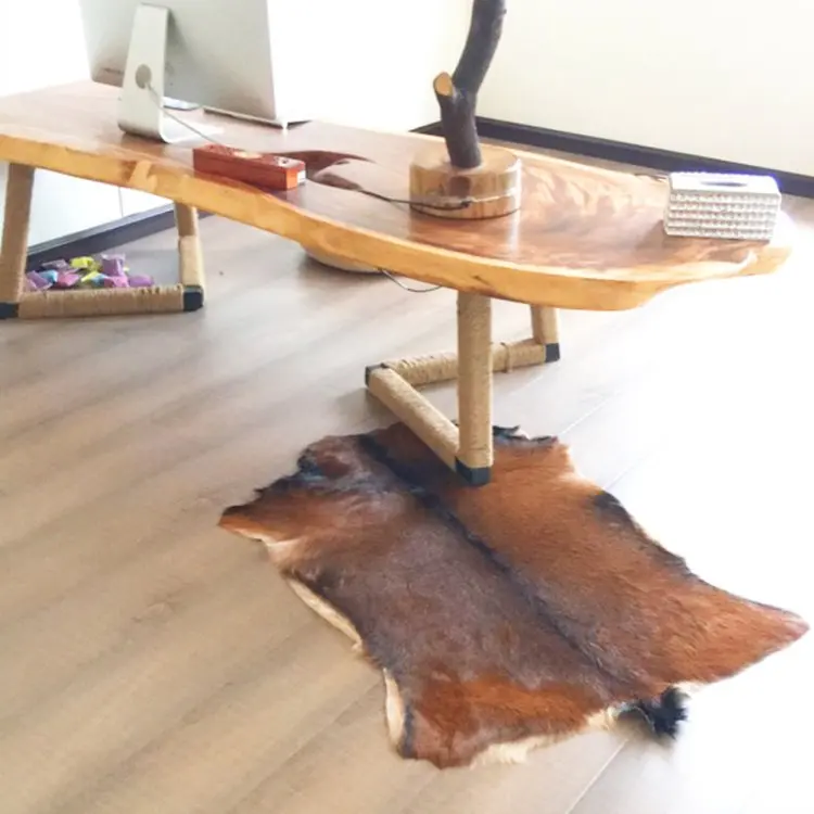 Кожаный ковер из козьей кожи высшего класса подушка для дивана и стула
