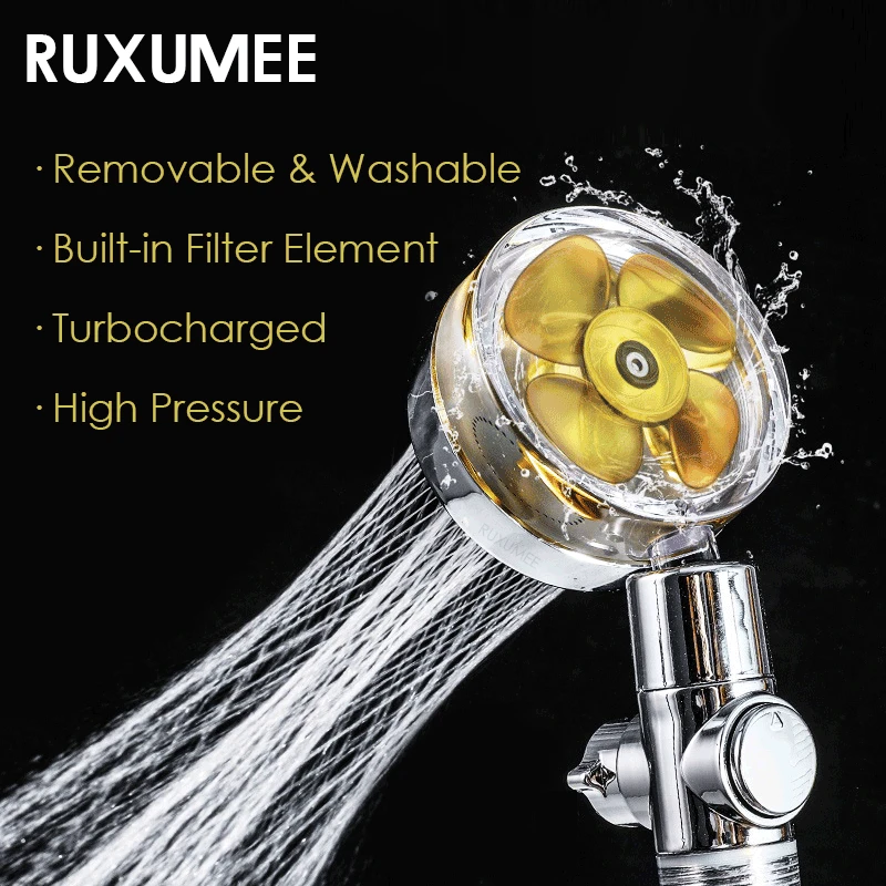 

Насадка для душа с фильтром высокого давления и турбонаддувом