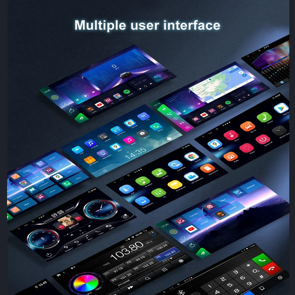 Iorigin IPS 9-дюймовый автомобильный радиоприемник 1280*720 1 + 16 Гб GPS Carplay Android видео для VW