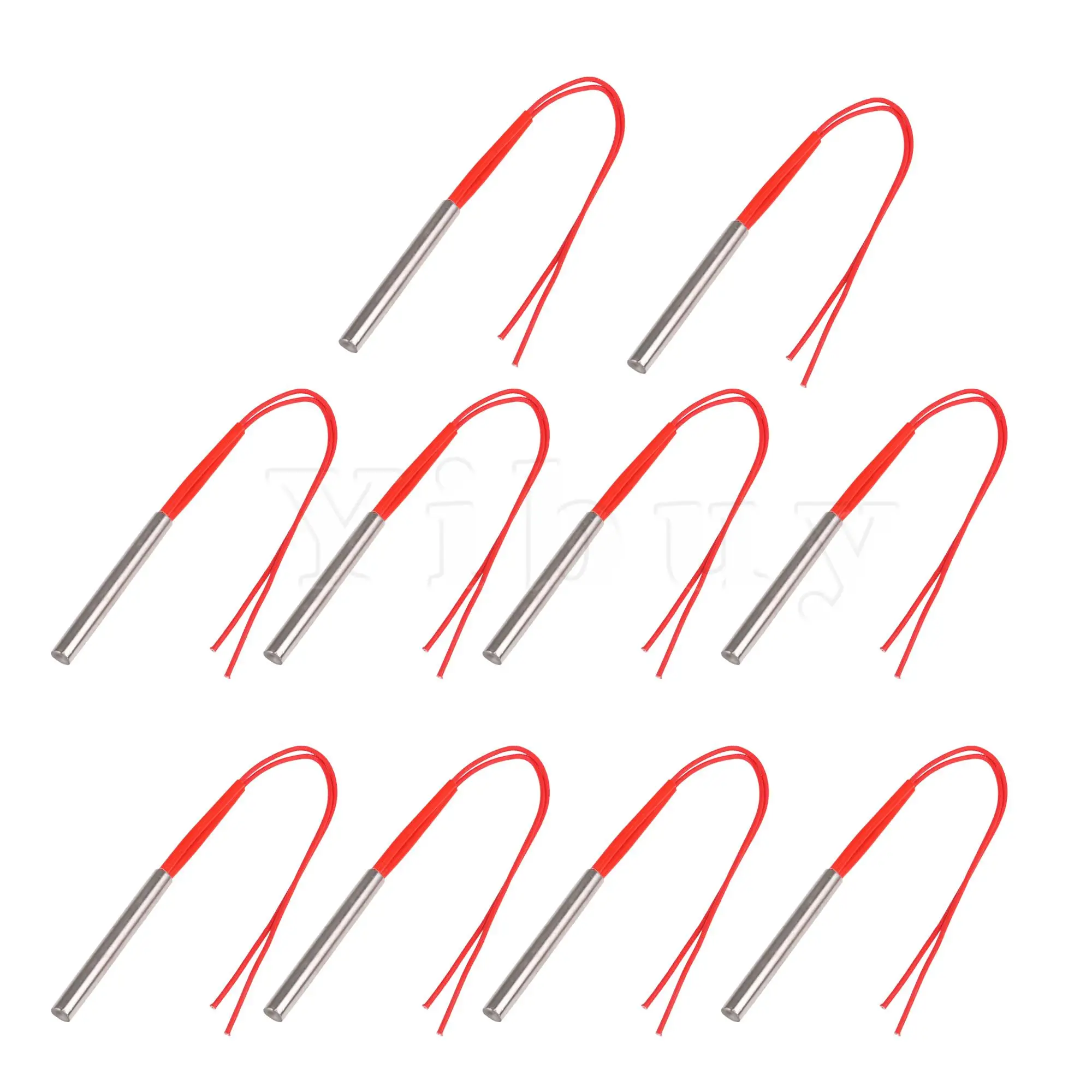 

10x AC110V 300W Two Wire Cartridge Heater Pipe Electric Element 9.5x80mm