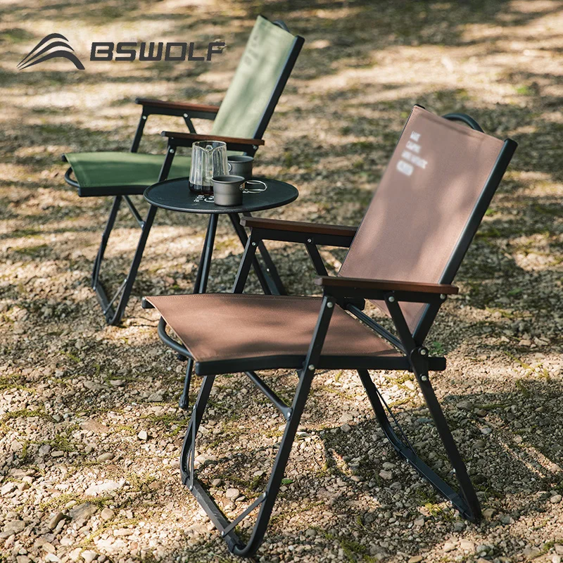 Уличный складной стул BSWOLF Кемпинговый портативная скамейка для пикника рыбалки