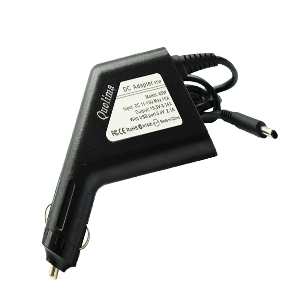 

Cigarette Lighter Laptop Adapter Car Charger Adapter 19.5V 4.62A 90W for DELL