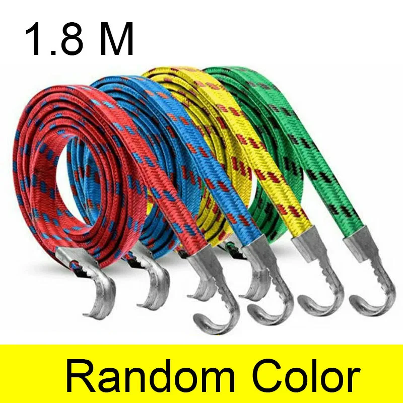 

3 шт. 1,8 м автомобильные мотоциклетные крючки для багажника на крышу, эластичные крючки для банджи-шнуров, легкие велосипедные веревочные гачки, веревка для крепления багажа