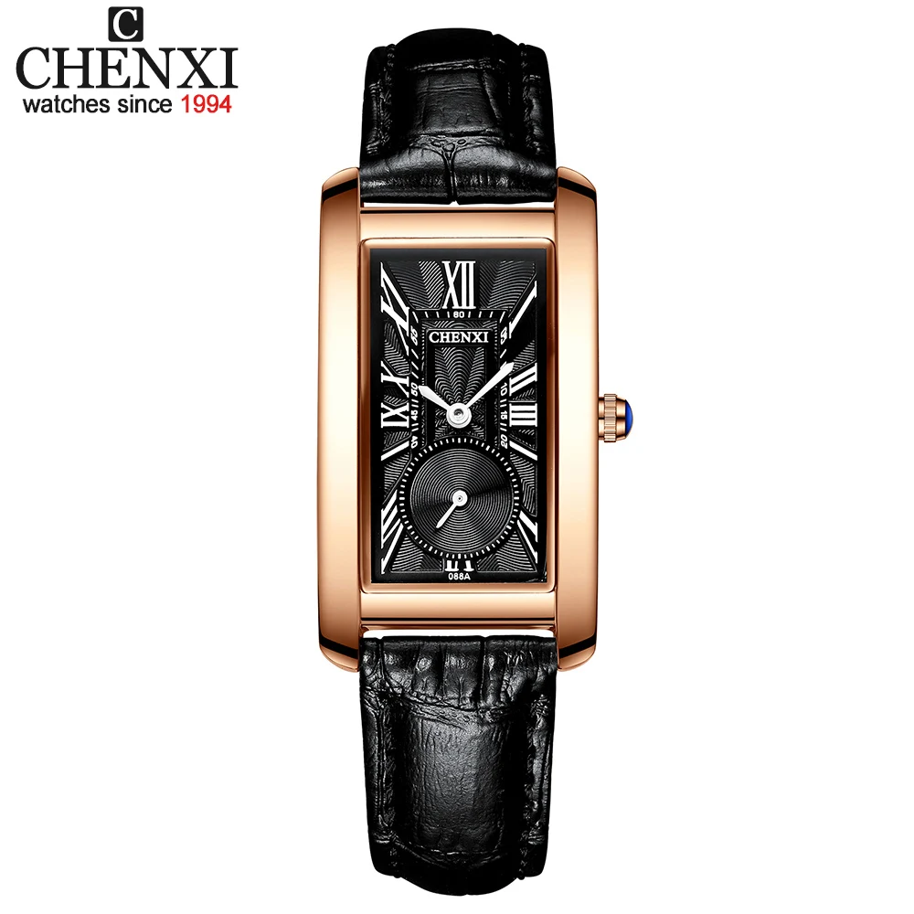 

CHENXI Brand Fashion Women Watch Casual Luxury Women's Leather Bracelet Clock Waterproof WristWatch Ladies Quartz Dress Watches