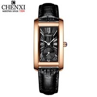 chenxi brand fashion women watch casual luxury womens leather bracelet clock waterproof wristwatch ladies quartz dress watches
