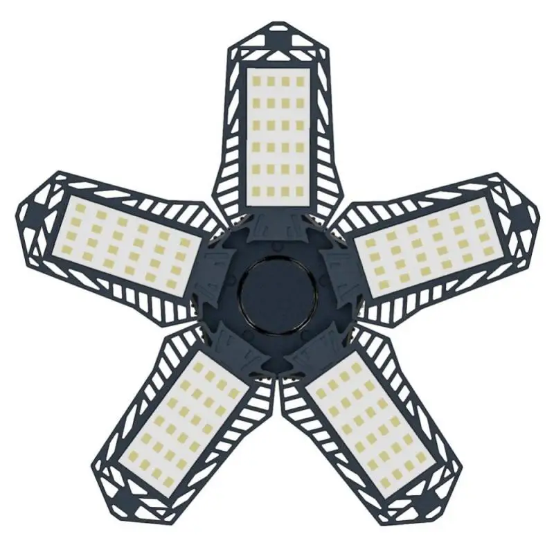 

LED Garage Light E27 Lamp 5000LM Deformable Folded Fan Blades Garage Lamp FOCO Industrial Led Work Light For Warehouse Lighting