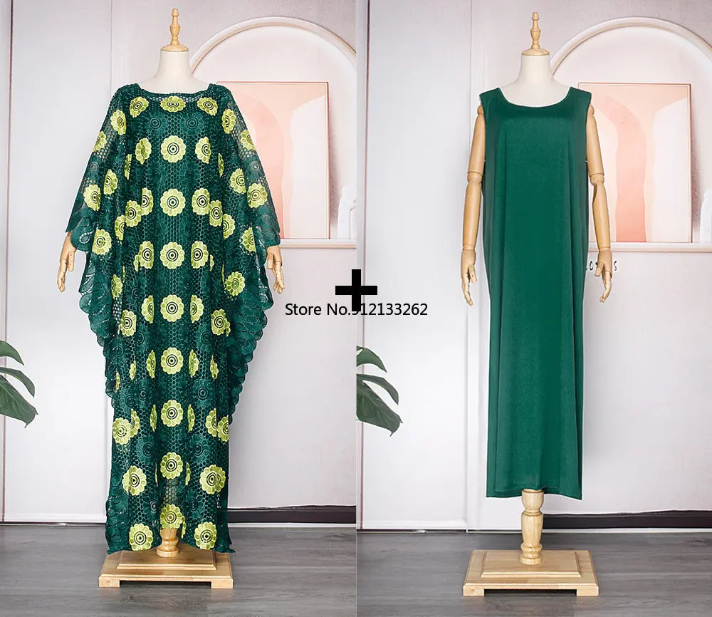 

Размера плюс африканские вечерние платья для женщин Дашики Анкара кружевной бубоу халат Abaya Дубай Кафтан Макси платье африканская одежда 2023