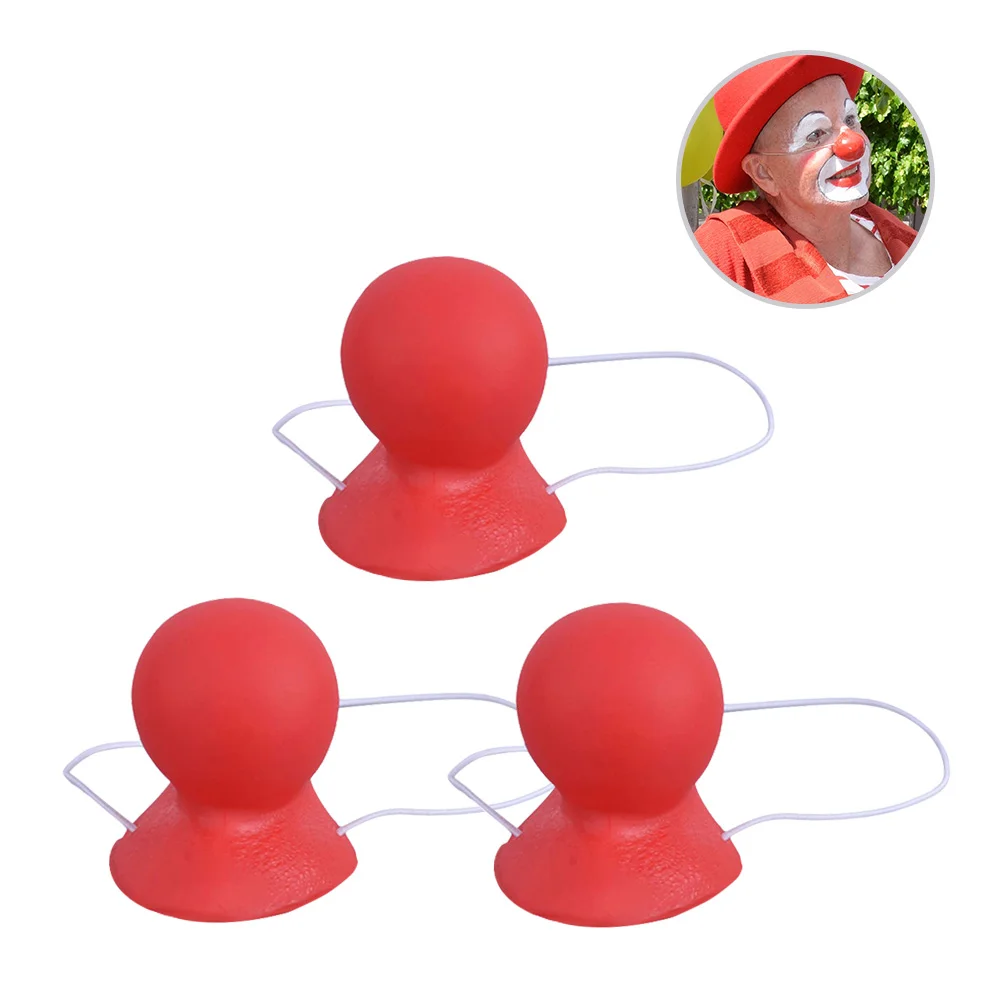 

Big Red Nose Funny Honking Clown Noses Rubber Clown Noses For Halloween Masquerade Carnival Party Prop 4.5 X 4.5 X 3cm