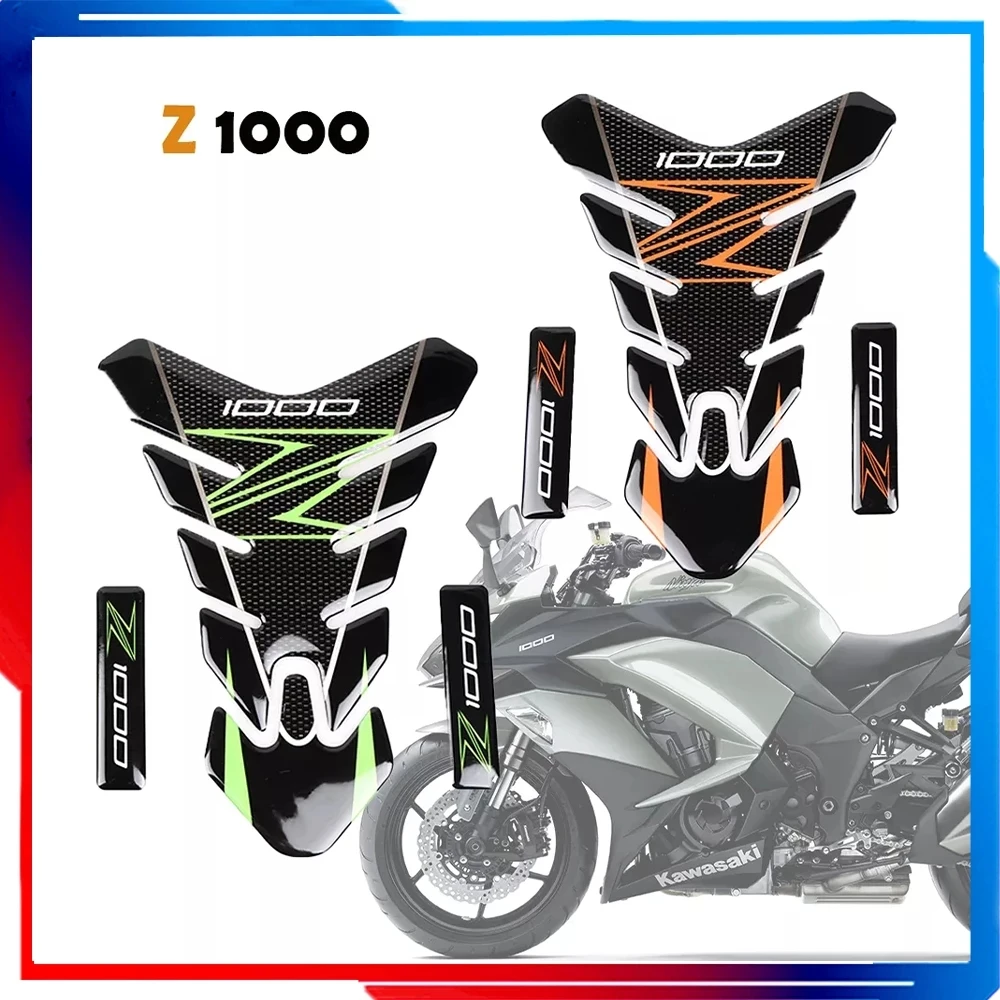 

for Kawasaki Z1000 Z750 Z800 Z900 Z1000 Motorcycle 3D Reflective Fuel Tank Sticker Cover Pad Motorcycle Decorative Deca