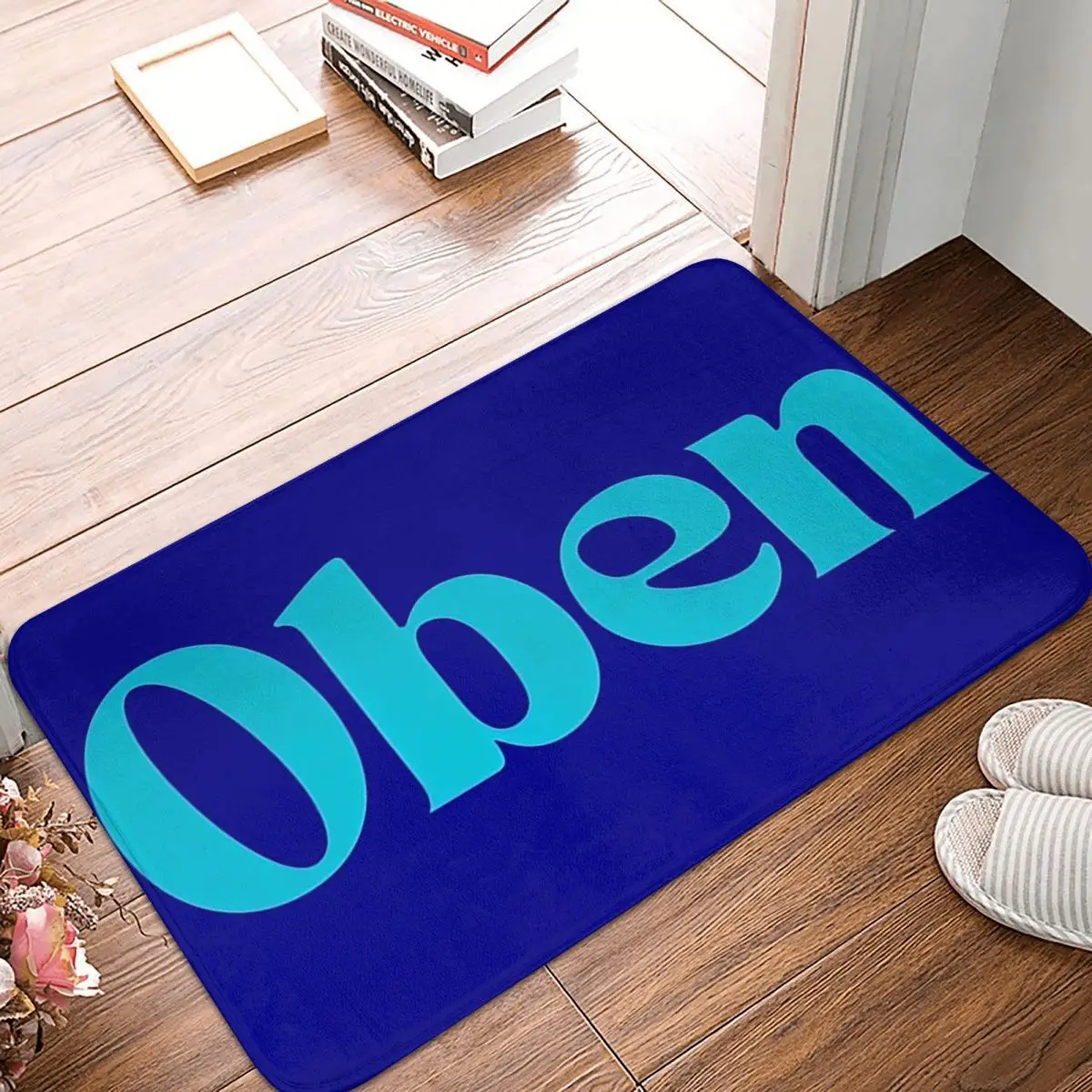 Oben Funny Cool Best Color Ar Нескользящий коврик для двери Напольный Впитывающий Ковер кухни