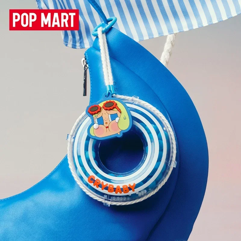 Фото POP MART CRYBABY режим отпуска на серии, натуральная слепая коробка, кавайная подвеска, игрушка, загадочная коробка, орнамент, фигурки, домашний декор №2