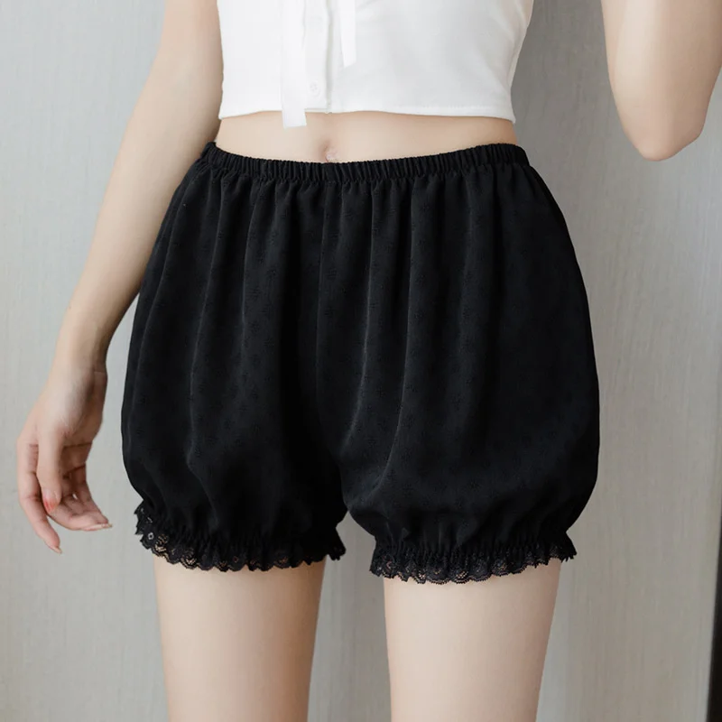 2022 New Type Summer Pumpkin Pants safety women Breathabl leggings lace rolled edge bloomersComfortable and not stuffy