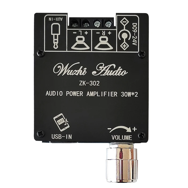 

Amplifier Board ZK-302 Bluetooth-Compatible Digital Power Amplifier Board