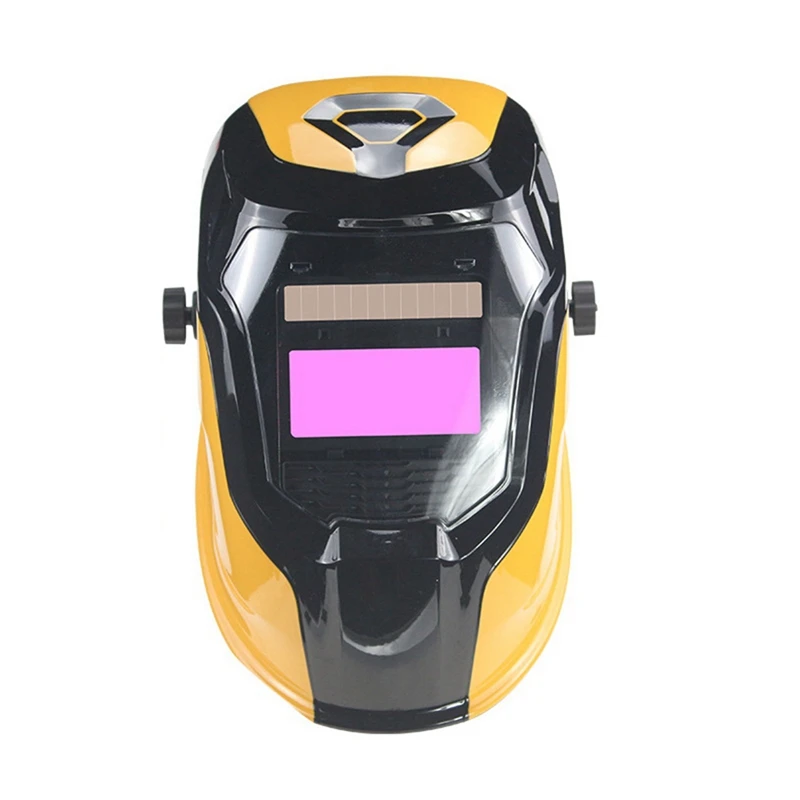 

Welding Mask 92X42mm Automatic Dimming True Color Welding Mask With Large Field Of View Solar Welding Protective Cover
