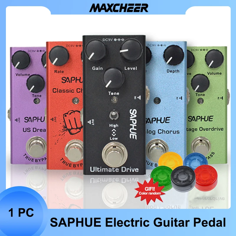 Педаль для электрогитары SAPHUE винтажный овердрайв искажение хруста Мечта США