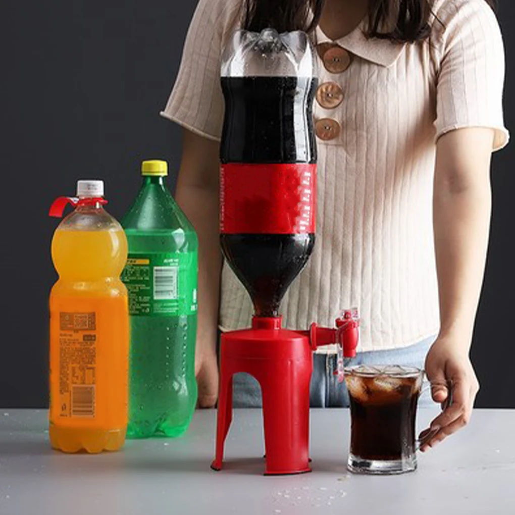 

Creative Soda Dispenser Bottle Coke Inverted Carbonated Beverage Upside Down Drinking Water Dispense Machine Bar Kitchen Gadget