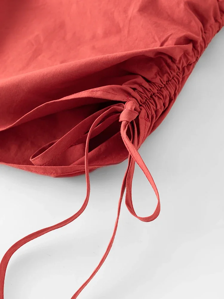 Женский Тонкий Топ с коротким рукавом V-образным вырезом