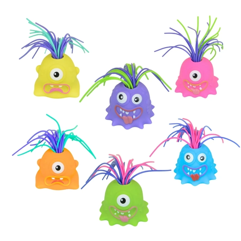 

Стрессовая игрушка Дьявол сжимает волосы, тянет реквизит для фотостудии, детская сенсорная игрушка