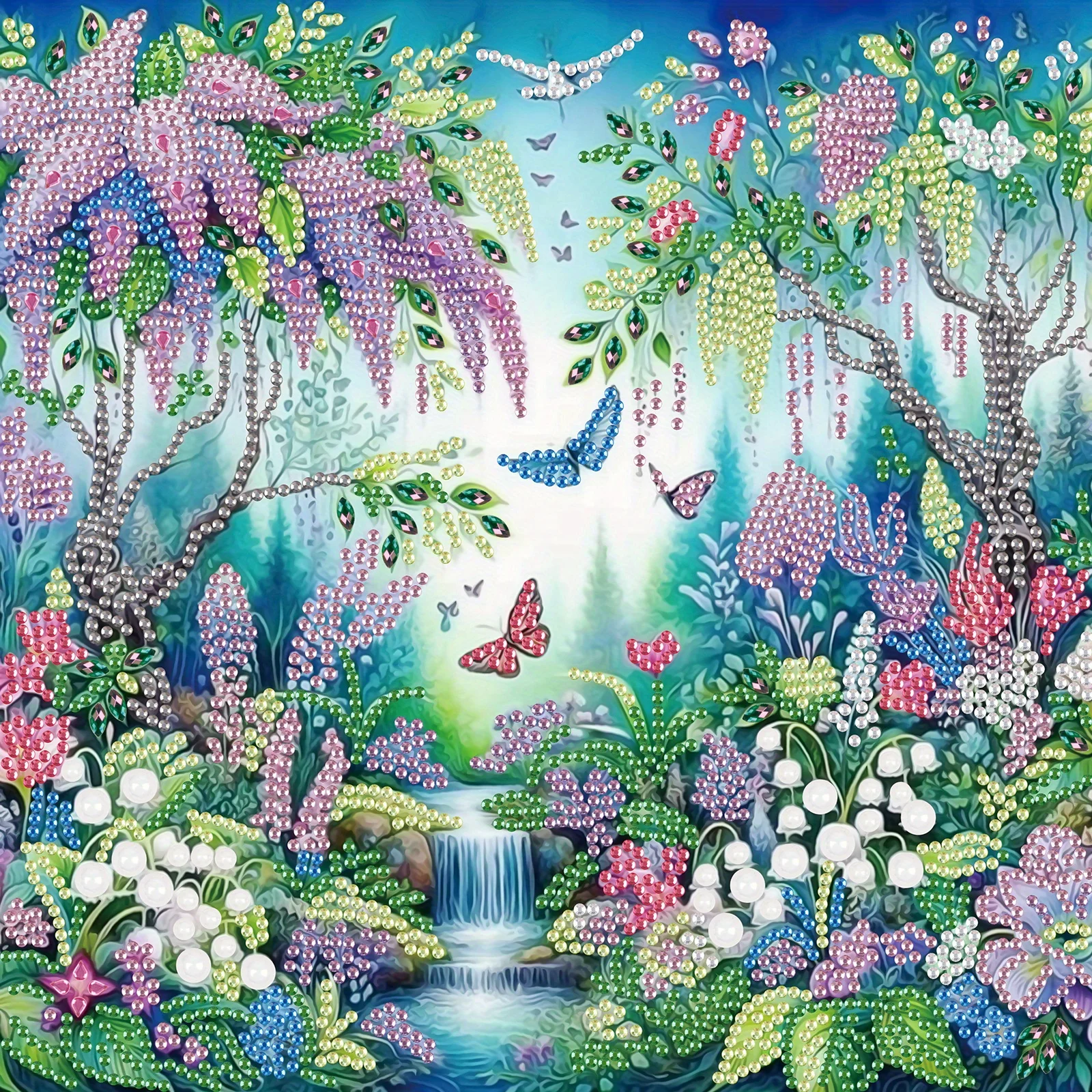 Набор для алмазной живописи лес 5D
