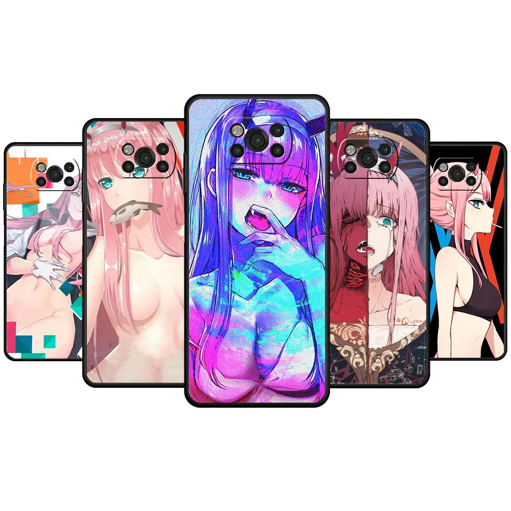 

Zero Two Darling in the FranXX Anime For Xiaomi POCO X4 F3 11T 10T MI 11 lite X3 NFC F4 GT 9T M4 Pro 5G M3 Celulares Fundas